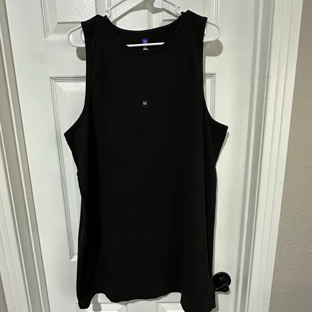 Yeezy x GAP x Balenciaga Mens Loose Tank Top Black Large